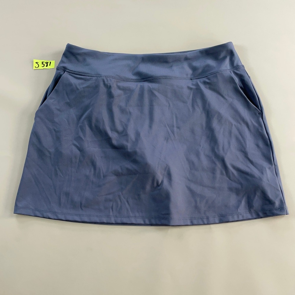 Tommy Bahama Golf Skort Blue Active Skirt with Pockets Womens Medium